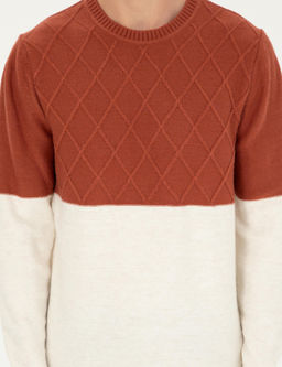 Свитер узкого кроя с плиткой - Cacharel фото 7