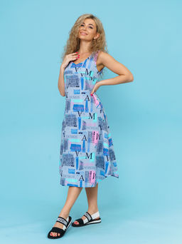 751 Сарафан "Серый"