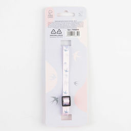 Ошейник для собак и кошек с фастексом Ласточки, 30х1 см - Пушистое счастье фото 4