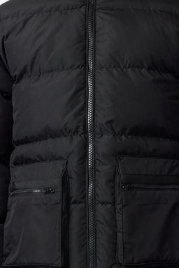 TRENDYOL MAN Siyah Regular Fit Ribstop Teknik Kumas Sisme K?sl?k Mont TMNAW25MO00022 - Trendyolmilla фото 4