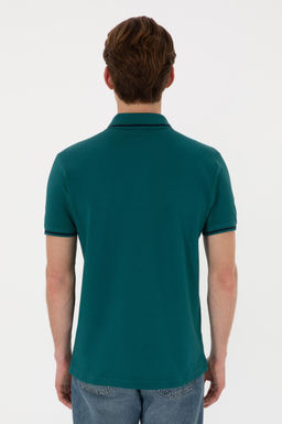 Erkek Polo Yaka Koyu Ye_il Basic Ti__rt Sepette S_rpriz _ndirim - U.s. polo assn фото 6