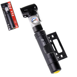 Велонасос COMIRON FLY PRO с манометром, литой суперпрочный ABS корпус-моноблок, алюмиевая клипса, 24,5*240мм, 7 бар. шток сталь 8 мм /уп 100/ - ГалеонТрейд фото 6