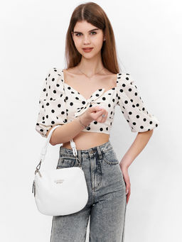 LACCOMA сумка Анжелика-Л815-белый эко кожа хлопок