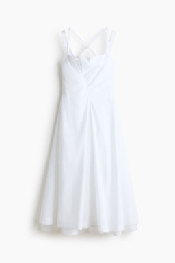 Vestido a capas en popelina