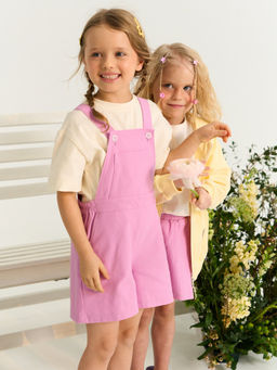 Полукомбинезон из джинскота Сиреневый крокус - Bungly фото 8