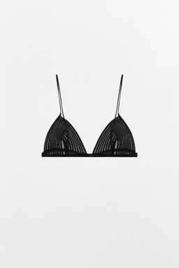 100% LEATHER BRALETTE - Zara фото 10