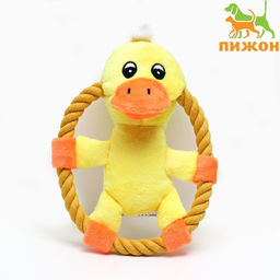 Игрушка текстильная Цыплёнок в кольце, 18 х 13 см