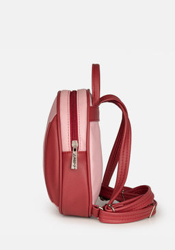 Рюкзак Модель №1466 | кожзам | зернистая | красный розовый | Р831-9 | 32327 - L-craft фото 4