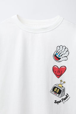 SUPERFREAK  LABEL T-SHIRT - Zara фото 3