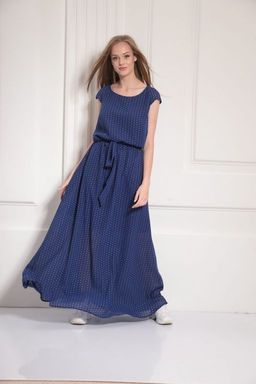 Платье AMORI 9476 василек