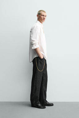 JEANS BARREL FIT / Negro - Zara фото 4