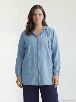 Kap??onlu Kad?n Jean Tunik