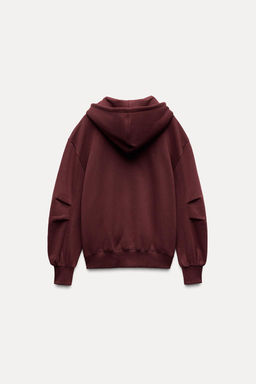 OVERSIZE ZIP-UP HOODIE - Zara фото 26