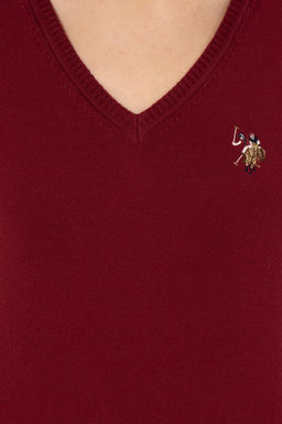 Kad_n Bordo V Yaka Basic Kazak