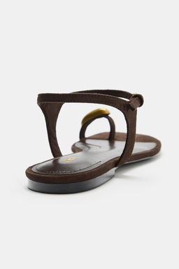 SANDALS WITH METAL DETAIL - Zara фото 4