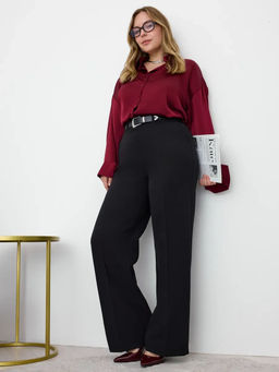 Брюки палаццо классические на резинке УЦЕНКА