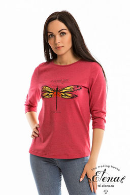 Футболка М319114Прф Фуксия 2 - Елена фото 2