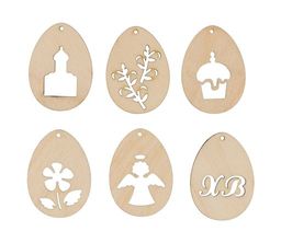 Заготовка для декорирования Mr. Carving ВД-882 Набор яиц фанера 0.3 см 6 штук