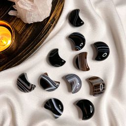 Месяц из полосатого Агата - Радуга самоцветов фото 2