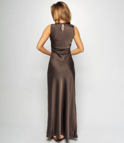 Платье #ОКТ095014, тёмный хаки