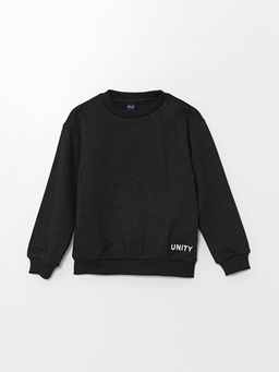 Bisiklet Yaka Erkek ?ocuk Sweatshirt