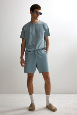 Pantalon corto en sudadera Regular Fit