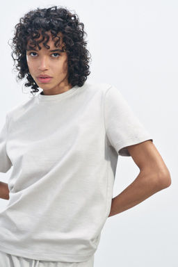 HEAVY COTTON T-SHIRT - Zara фото 55