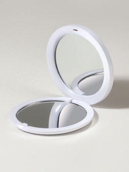 Зеркало складное «Витраж», d=7.3 см, с увеличением х2, красное