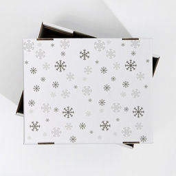 Коробка подарочная новогодняя складная Let it snow, 31×25.5×16 см, Новый год