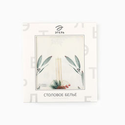 Скатерть новогодняя Этель New Years treat, d=150 см +/-3 см с ВГМО, 100% хлопок, саржа 190 г/м?
