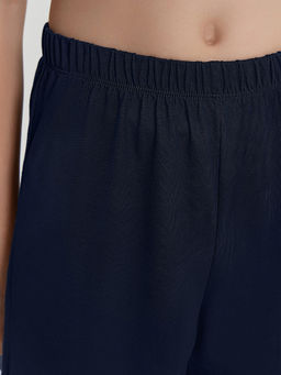 Комплект домашний для мальчиков синий с принтом "West coast"