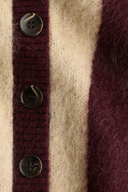 C?rdigan en punto jacquard de mezcla de mohair - H&m фото 6