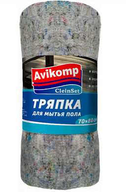 Avikomp Тряпка д/пола 70х80см, Praktish, Серая (1шт)