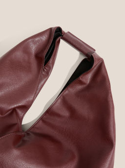 Женский шоппер MM6 MAISON MARGIELA CLASSIC JAPANESE HANDBAG Артикул 4670099, коричнево-бордовый - Gerard henon фото 2