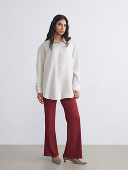 Beli Lastikli Dokulu Kad?n Pantolon