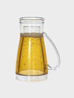 Кружка для пива охлаждающая, 420 мл, пластик, прозрачная - Simaland фото 10