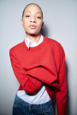 PLAIN KNIT SWEATSHIRT - Zara фото 14