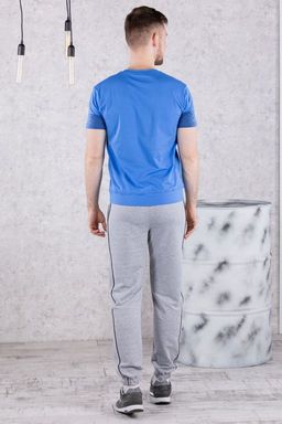 Брюки спортивные 
 3.MM116B-серый-светлый