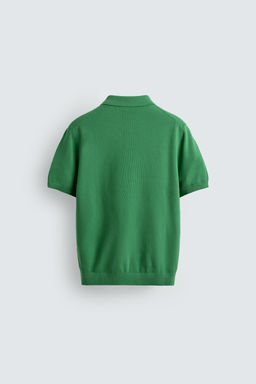POLO PUNTO REGULAR FIT PIQU? / Verde - Zara фото 8