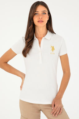 Kad_n Ekru Basic Polo Yaka Ti__rt Sepette S_rpriz _ndirim - U.s. polo assn фото 3