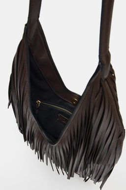 FRINGED TOTE BAG - Zara фото 5