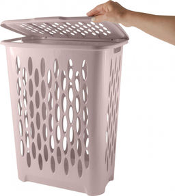 Корзина для белья Raindrop пласт. 37л 422*290*515 мм арт. KL1801