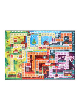 Новогодний набор «Кубический сюрприз», 4 книги + плакат, 3Д наклейки, очки, свечка, фигурки