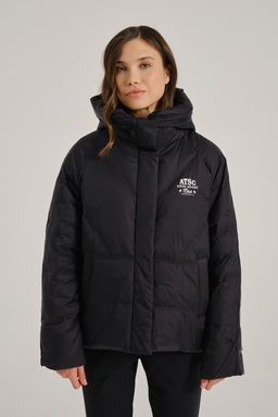 Пуховик короткий Черный ATSC Down Jacket
