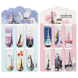 Набор закладок магнитных для книг 6 штук Эйфелева башня МИКС CALLIGRATA