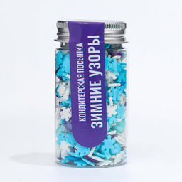 Кондитерская посыпка Зимние узоры, 50 г - Кондимир фото 7