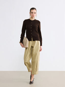 Bisiklet Yaka Kad?n Triko H?rka