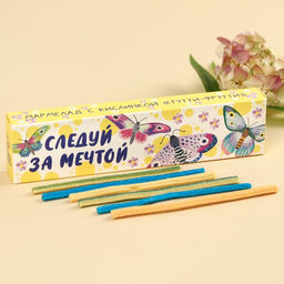 Кислые мармеладные палочки Следуй за мечтой, 20 г.