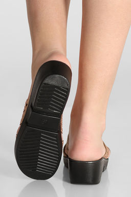 Сабо коричневые женские