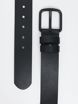 Deri G?r?n?ml? Erkek Kemer